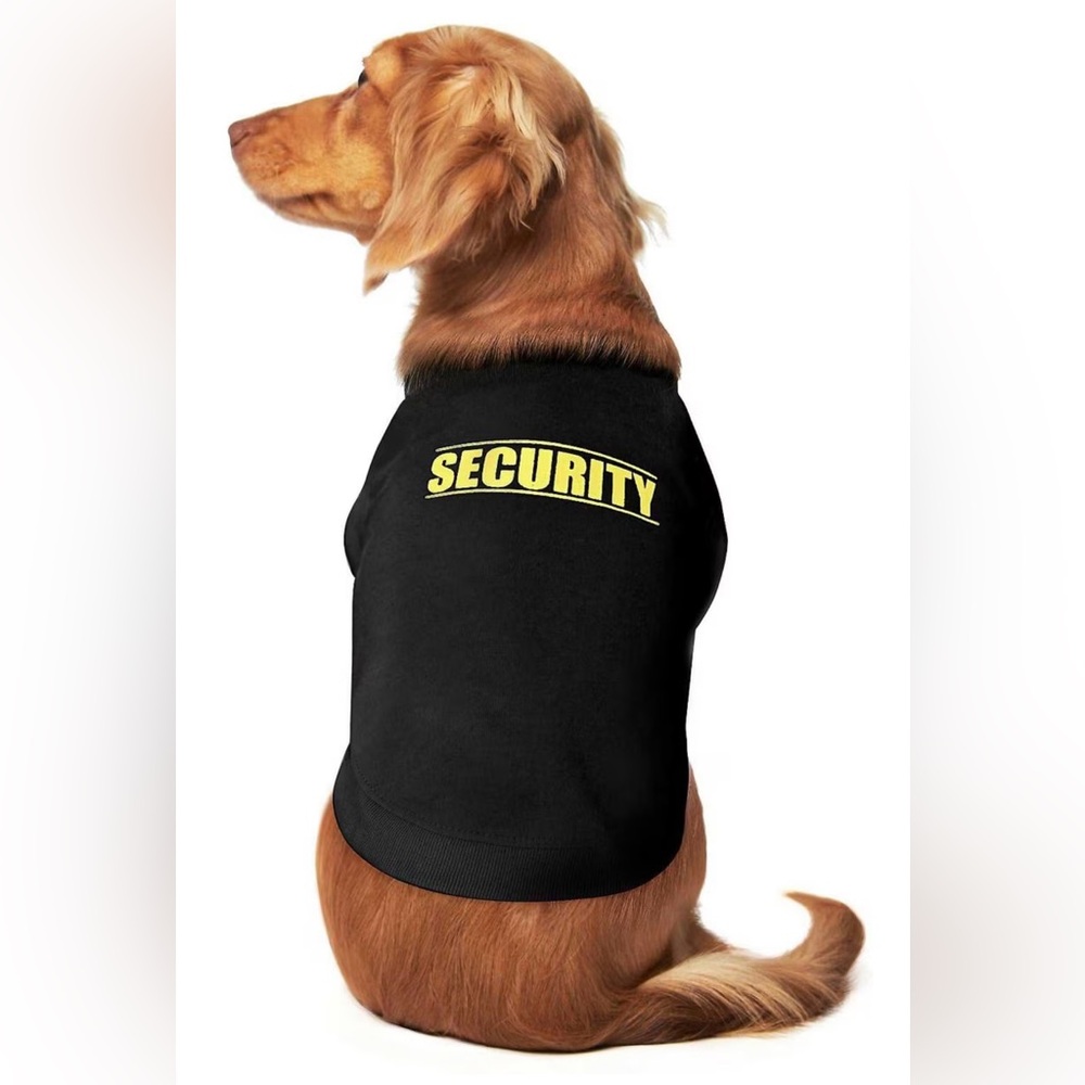NWT Dog “Security” T-Shirt